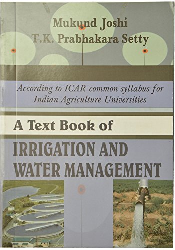 9789327228908: A Textbook of Irrigation and its Management