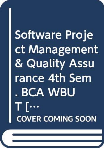 9789327229400: Software Project Management & Quality Assurance 4th Sem. BCA WBUT