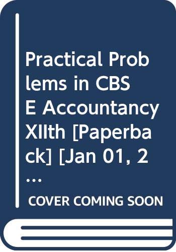 9789327230093: Practical Problems in CBSE Accountancy XIIth