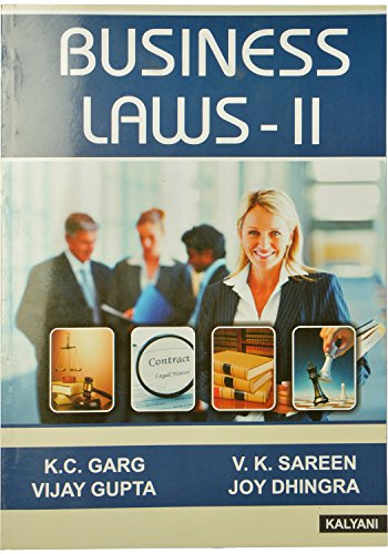 Imagen de archivo de Business Laws - II a la venta por Books Puddle