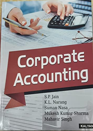 Imagen de archivo de Corporate Accounting B.Com 3rd Sem. MD Uni. a la venta por Books Puddle