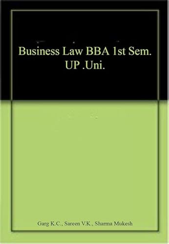 Stock image for Business Law BBA 1st Sem. UP .Uni. for sale by Majestic Books