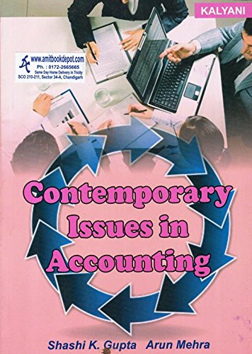 Stock image for Contemporary Issues in Accounting B.Com (Hons.) 4th Sem. Pb. Uni. for sale by Books Puddle