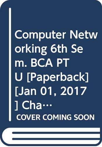Beispielbild fr Computer Networking 6th Sem. BCA PTU zum Verkauf von Biblios
