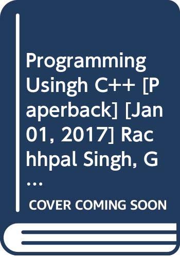 Stock image for Programming Usingh C++ for sale by Majestic Books
