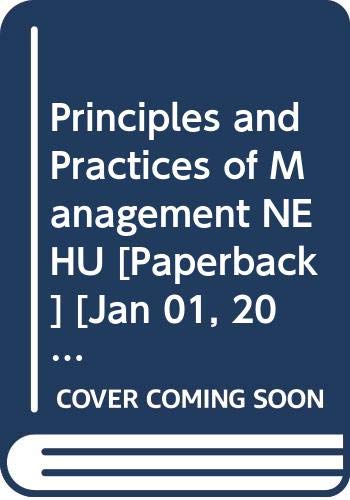 9789327266450: Principles and Practices of Management NEHU [Paperback] [Jan 01, 2017] Sharma R.K., Gupta Shashi K., Sharma Rahul