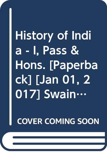 Beispielbild fr History of India - I, Pass & Hons. zum Verkauf von Books Puddle