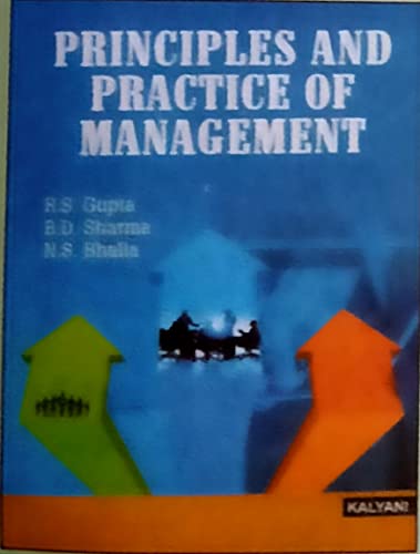 Imagen de archivo de Principles and Practice of Management a la venta por Books Puddle