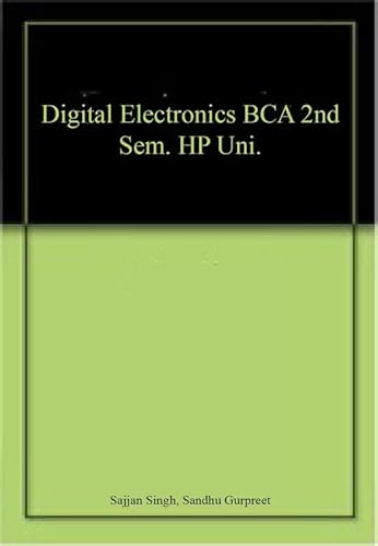 Stock image for Digital Electronics BCA 2nd Sem. HP Uni. for sale by Books Puddle