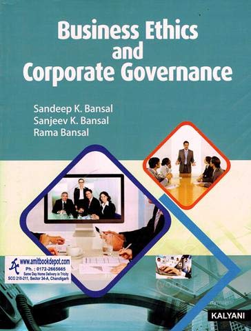 Stock image for Business Ethics & Corporate Governance M.Com. 4th Sem. Pb. Uni. for sale by Books Puddle