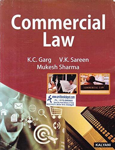 Stock image for Commercial Law B.Com 1st Sem. Pb. Uni. for sale by Books Puddle
