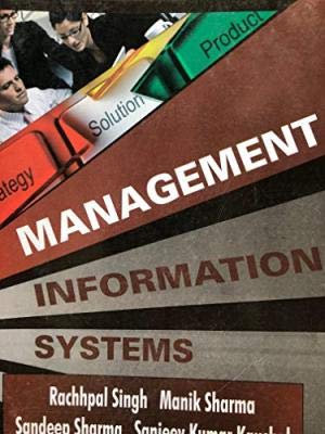 Stock image for Management Information System M.Com 1st Sem. Pb. Uni. for sale by Books Puddle