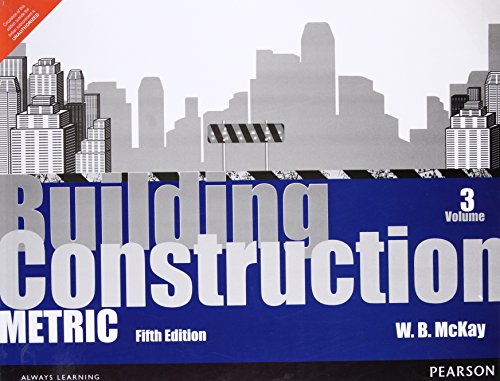 Imagen de archivo de Building Construction: Metric Volume 3, 5Th Edn a la venta por Books in my Basket