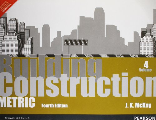 Imagen de archivo de Building Construction: Metric Volume 4 4Th Edition a la venta por Books in my Basket