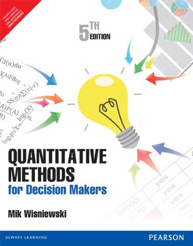 Stock image for Quantitative Methods for Decision Makers for sale by Majestic Books