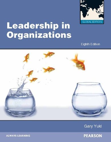 Beispielbild fr Leadership in Organizations zum Verkauf von WorldofBooks