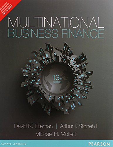 9789332518193: Multinational Business Finance (EDN 13) by David K. Eiteman,Arthur I. Stonehill