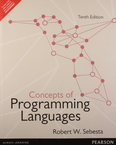 9789332518872: CONCEPTS OF PROGRAMMING LANGUAGES 10TH EDITION