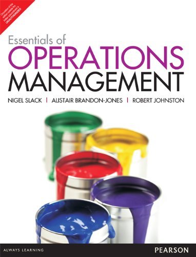 9789332519473: Essentials of Operation Manage
