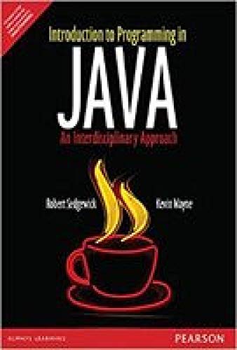 Imagen de archivo de Introduction to Programming in Java : An Interdisciplinary Approach a la venta por Better World Books