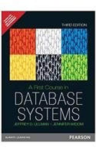 Stock image for First Course in Database Systems for sale by Bulrushed Books
