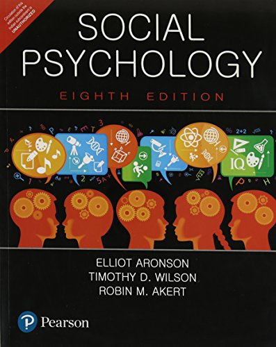 Beispielbild fr Social Psychology, 8e zum Verkauf von Books From California