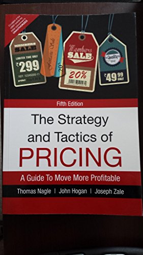Beispielbild fr The Strategy and Tactics of Pricing zum Verkauf von Book Deals