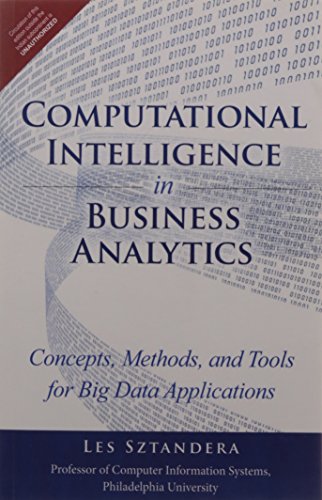 9789332540354: Computational Intelligence In Business Analytics : Concepts, Methods And Tools For Big Data Applications