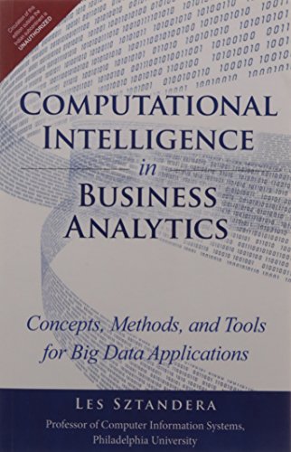 9789332540354: Computational Intelligence in Business Analytics: Concepts, Methods, and Tools for Big Data Applications