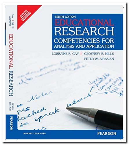 Imagen de archivo de Educational Research: Competencies for Analysis and Applications a la venta por Decluttr