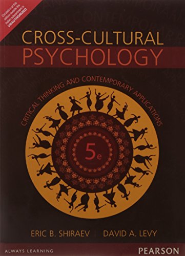 Imagen de archivo de Cross-cultural Psychology : Critical Thinking and Contemporary Applications a la venta por ThriftBooks-Dallas