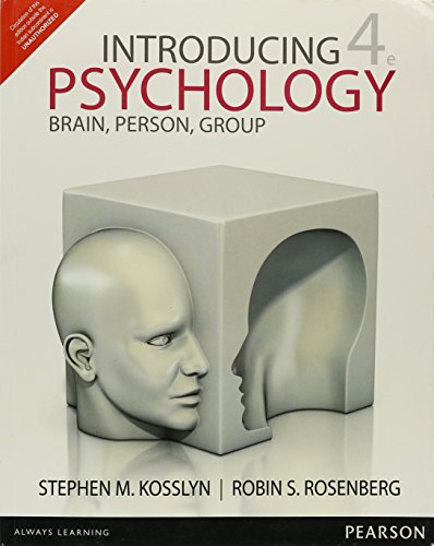 9789332544901: INTRODUCING PSYCHOLOGY : BRAIN PERSON GROUP [Paperback] PEARSON INDIA