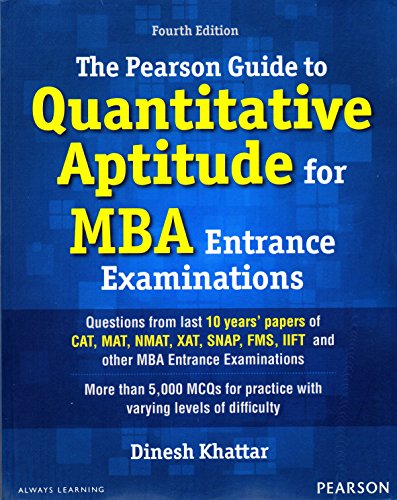 9789332546981: Pearson Guide To Quantitative Aptitude For Mba Entrance Examinations