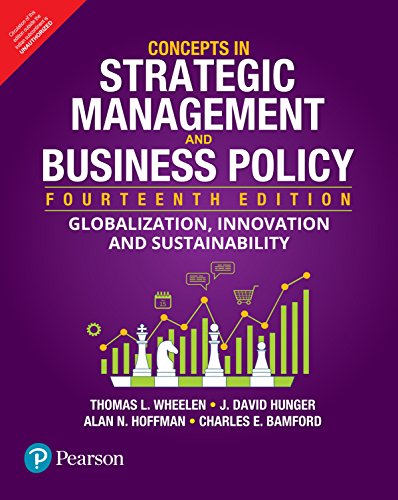 Stock image for Concepts In Strategic Management for sale by Better World Books