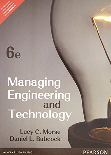 Imagen de archivo de Managing Engineering and Techn a la venta por Lexington Books Inc