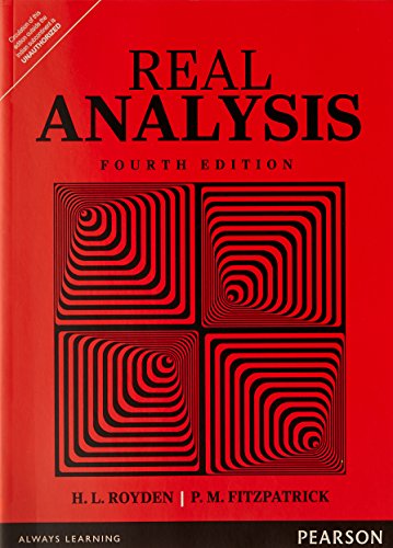 Stock image for Real Analysis, 4Th Edn for sale by Books in my Basket