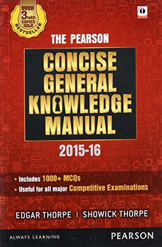 9789332551978: THE PEARSON CONCISE G.K. MANUAL 2016