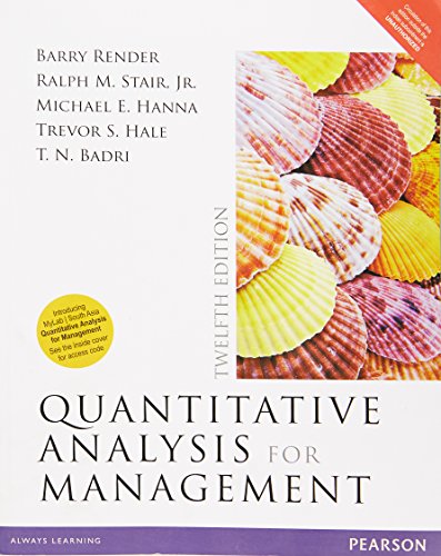 9789332568853: Quantitative Analysis for Management, 12/e