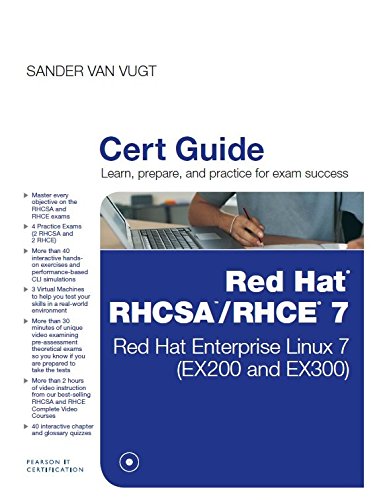 Beispielbild fr RED Hat RHCSA RHCE 7 CERT GUIDE: RED HAT ENTERPRISE LINUX 7 EX 200 AND EX 300) 1/ED zum Verkauf von Buchpark