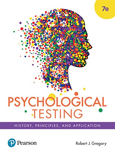 Stock image for Psychological Testing: History Principles And Applications, 7Th Edn for sale by Books in my Basket