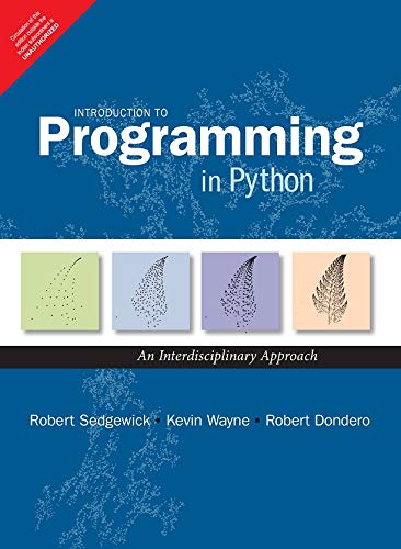 Imagen de archivo de Introduction To Programming In Python: An Interdisciplinary Approach a la venta por Books in my Basket