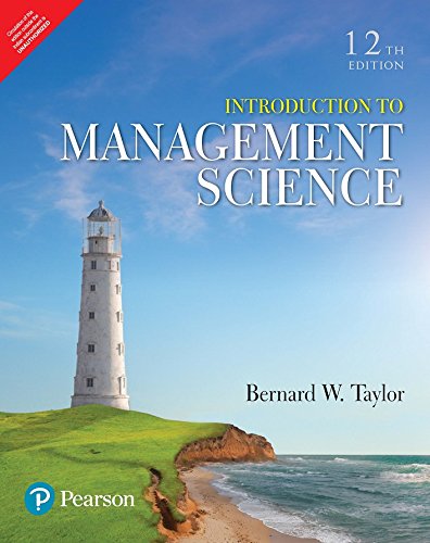 Immagine dell'editore per Introduction To Management Science venduto da Books in my Basket