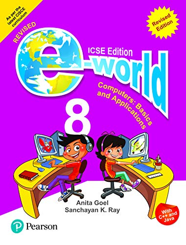 Stock image for E-world -Computer Science for ICSE Class 8 By Pearson for sale by dsmbooks