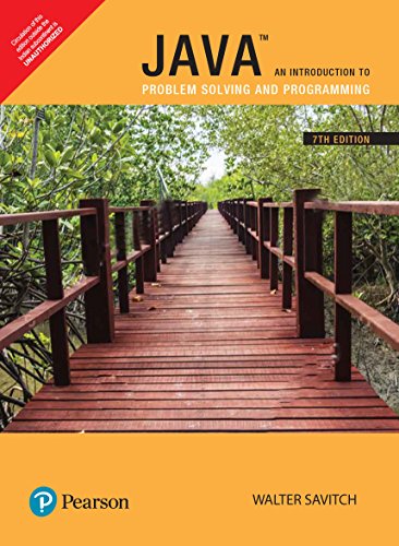 9789332585935: Java: An Introduction To Problem Solving And Programming