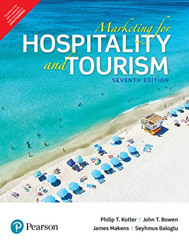 Beispielbild fr Marketing for Hospitality and Tourism zum Verkauf von Better World Books