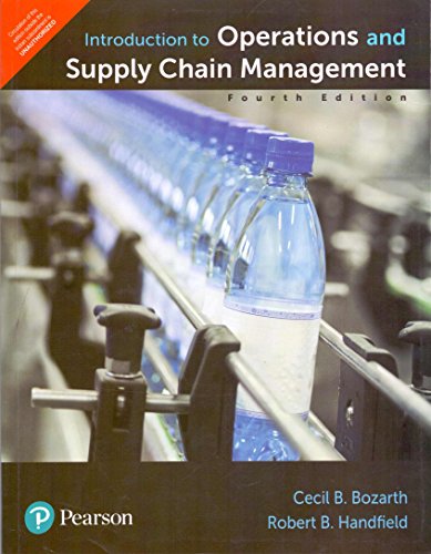 Stock image for Introduction To Operations And Supply Chain Management,4Th Edn for sale by World of Books Inc