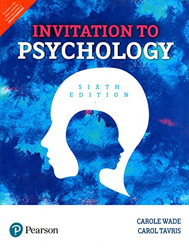 Beispielbild fr Invitation To Psychology 6Th Editon zum Verkauf von ThriftBooks-Dallas