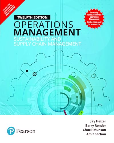 9789332586703: Operations Management Sustainability And Supply Chain Management