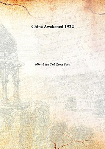 9789332810150: China Awakened 1922 [Hardcover]