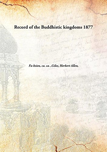 9789332858169: Record of the Buddhistic kingdoms